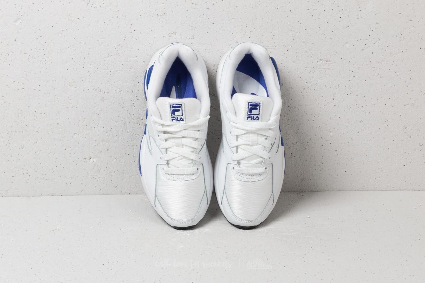 Dámske topánky a tenisky Fila Mindblower White/ Royal Blue/ Black