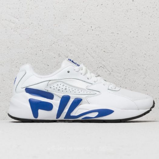 White and blue filas deals