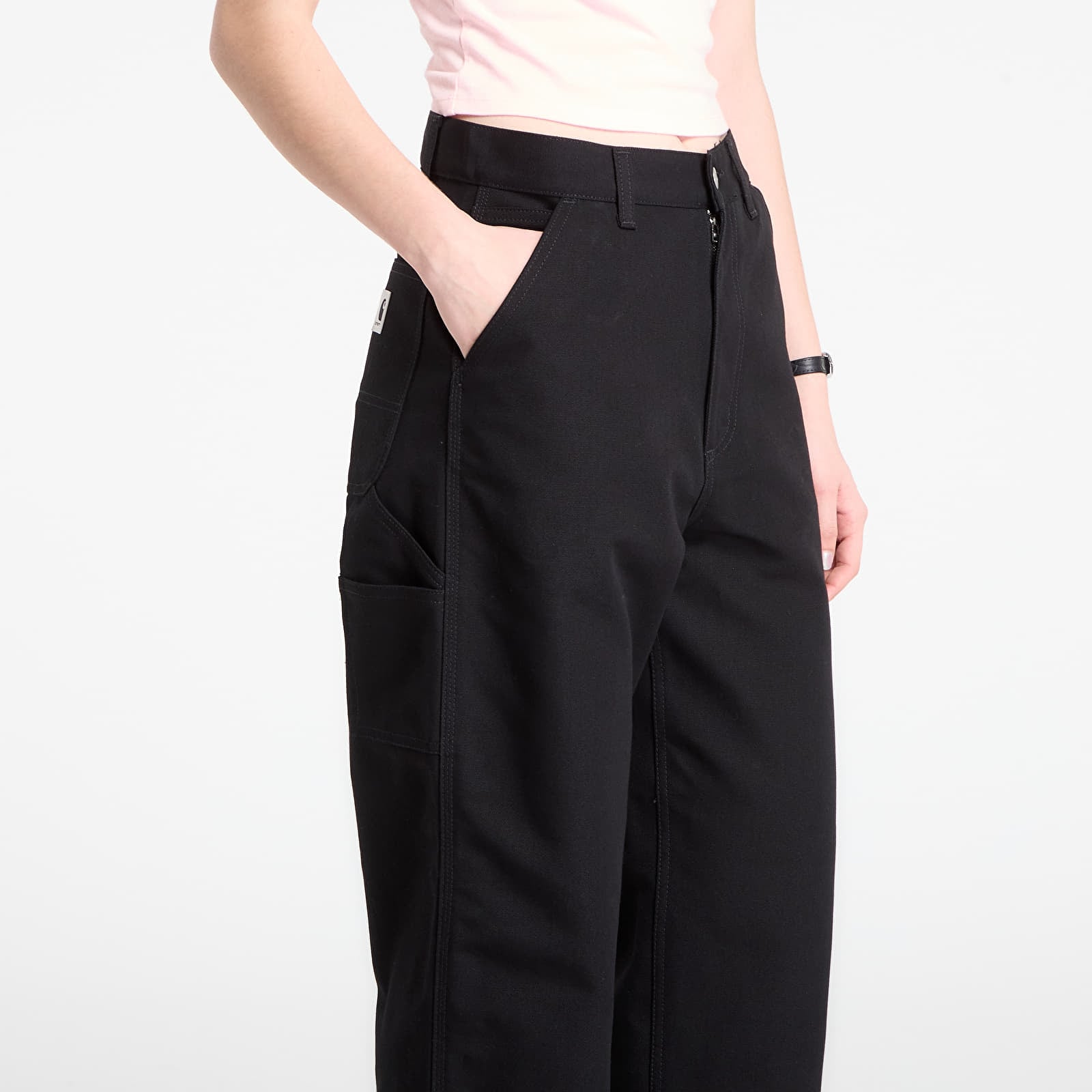 Nohavice Carhartt WIP W' Brandon Single Knee Pant Black