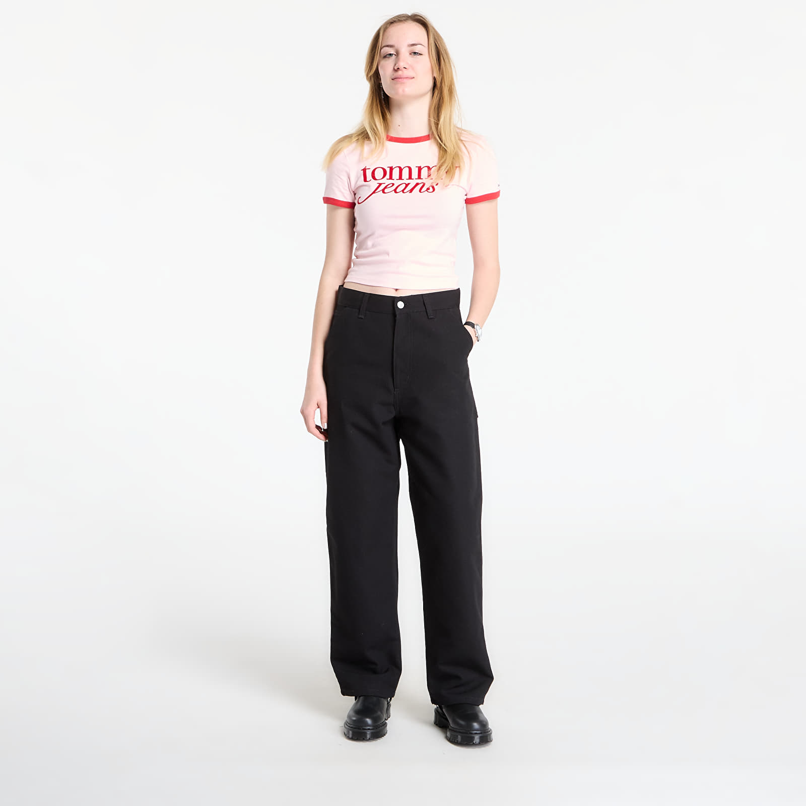 Nohavice Carhartt WIP W' Brandon Single Knee Pant Black