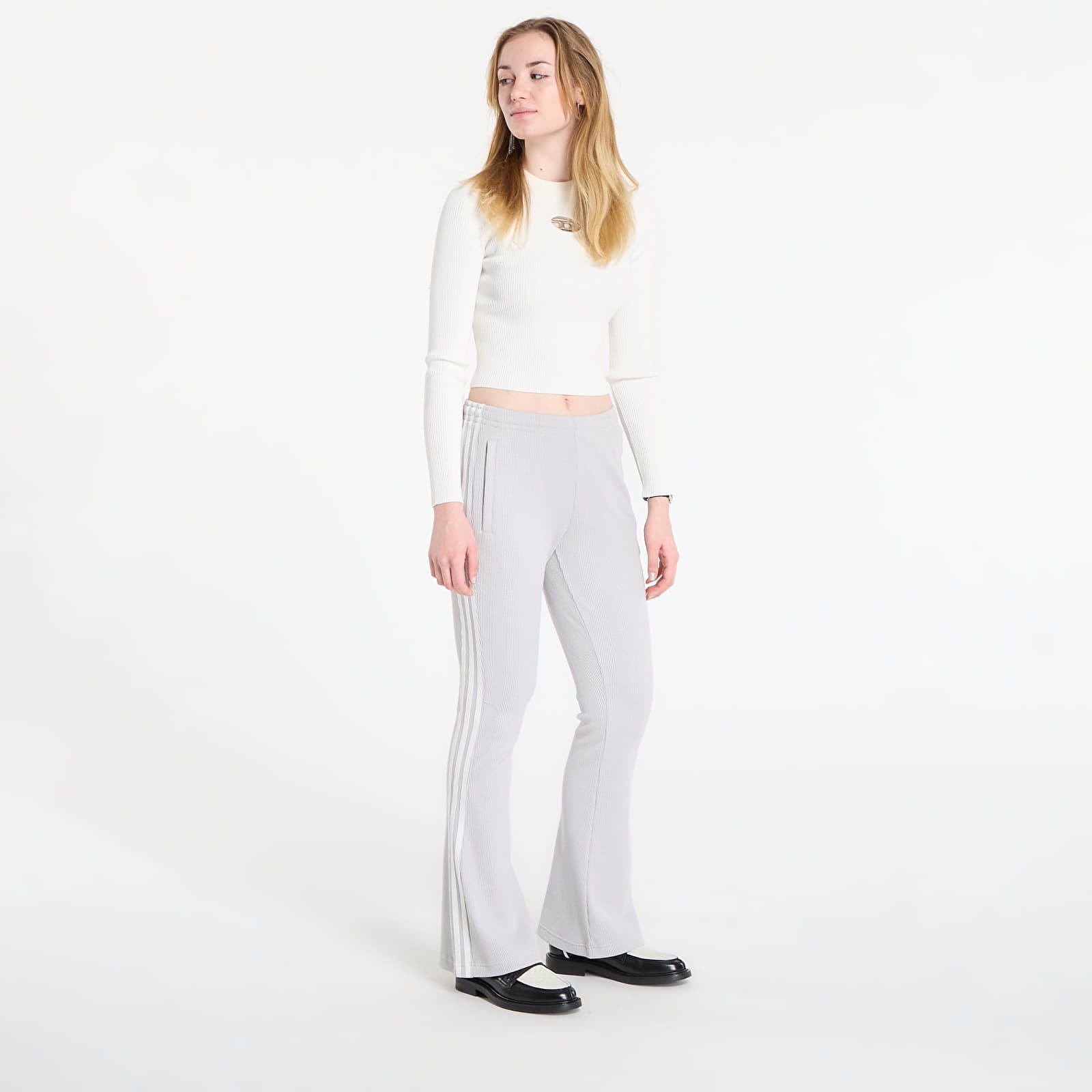 Pantaloni adidas Waffle Pants Grey Two