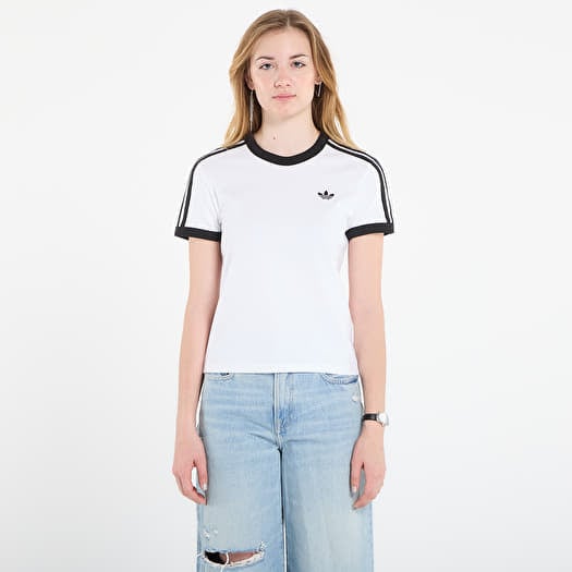 T-paita adidas 3S Tee Slim White/ Black