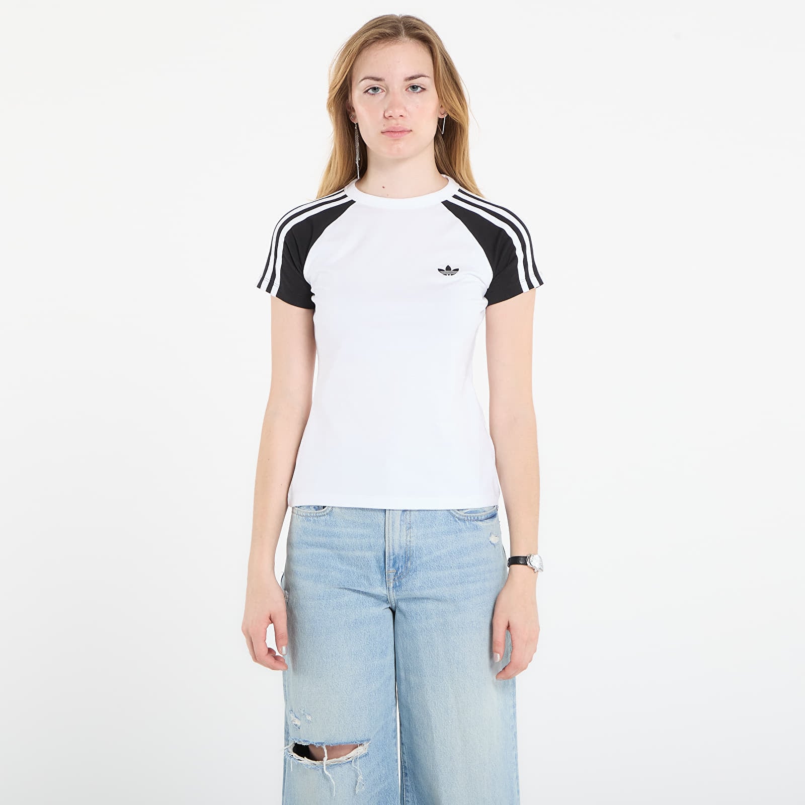 Marškinėliai adidas Sst Tee White/ Black/ White
