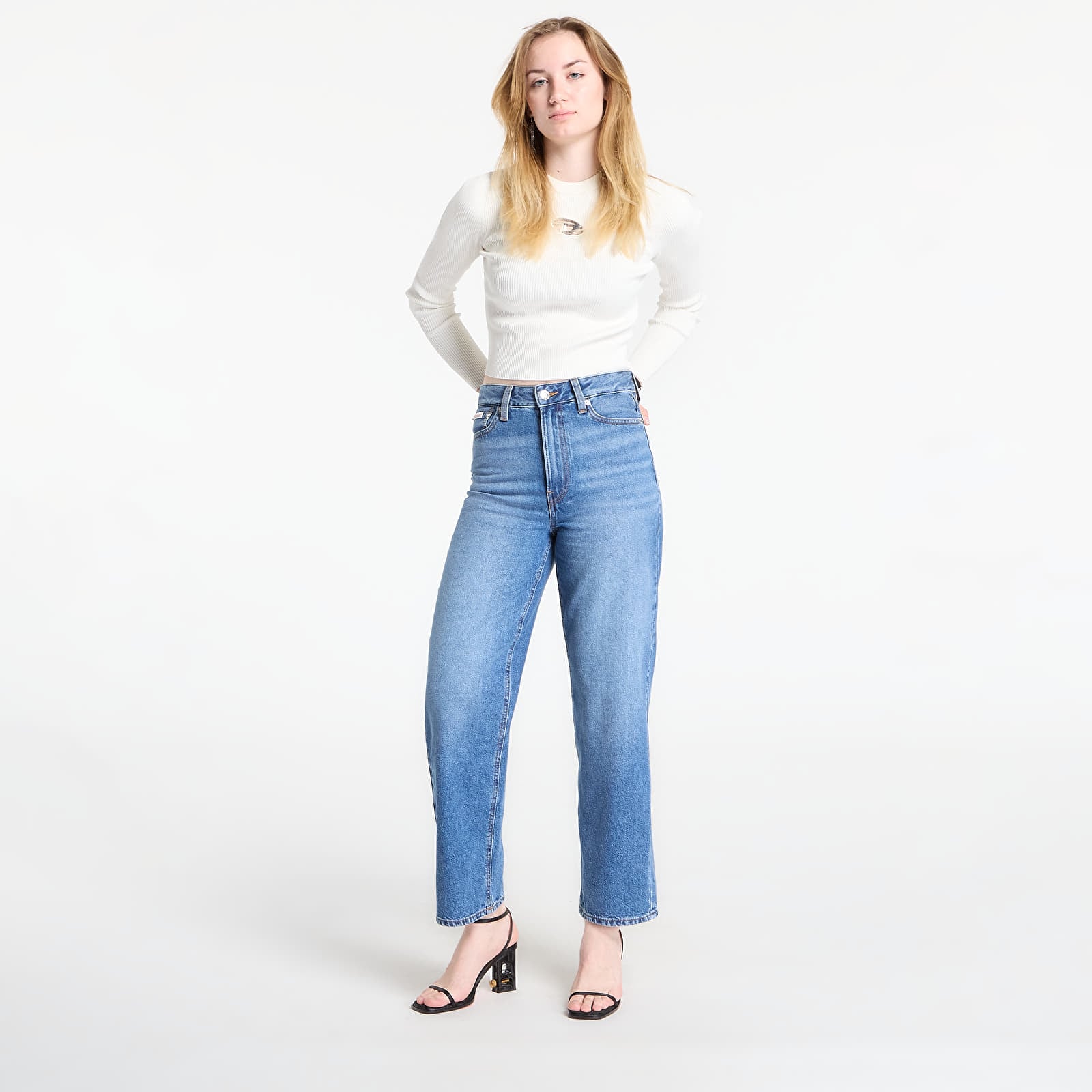 Džínsy Calvin Klein Jeans Eu Barrel Jeans Blue