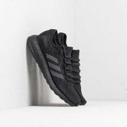 Men s shoes adidas PureBOOST Core Black Solid Grey Hi Res Orange Footshop