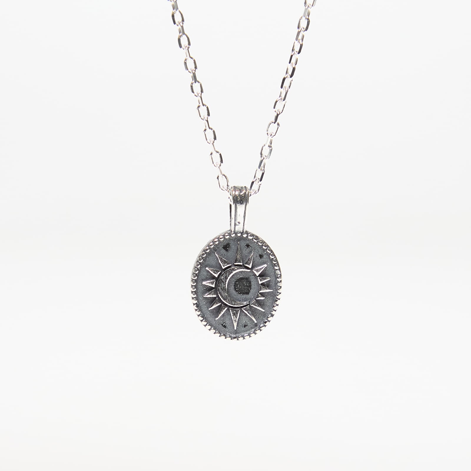 Smycken för män TwoJeys Midnight Necklace Silver