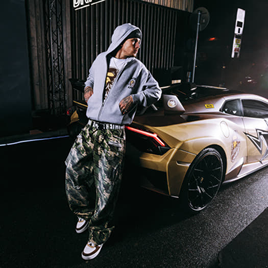 BAPE® x FOOTSHOP - Zip-Up Hoodie Gray | Footshop
