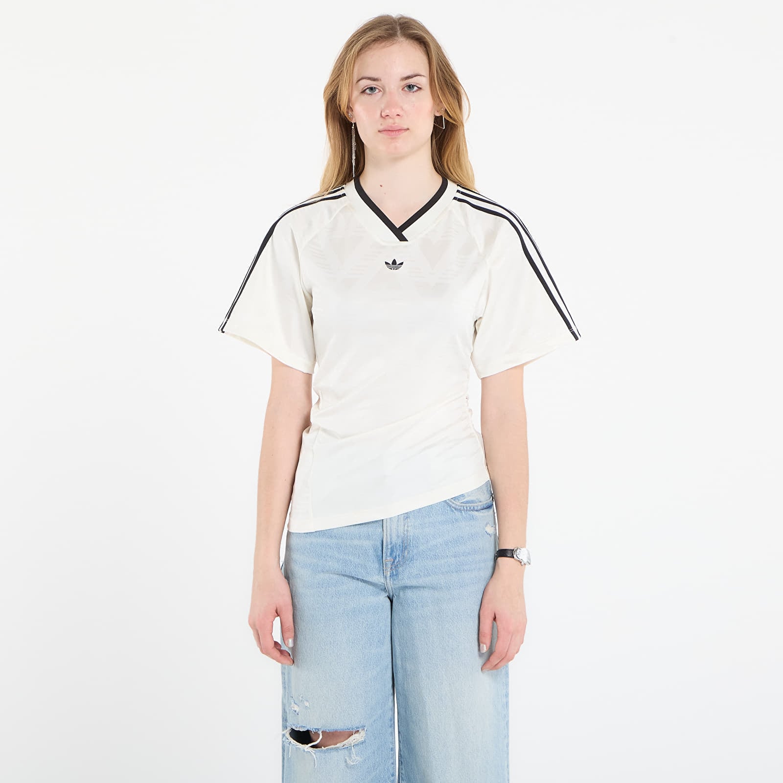 Women's jerseys adidas Rouched Foot J Off White