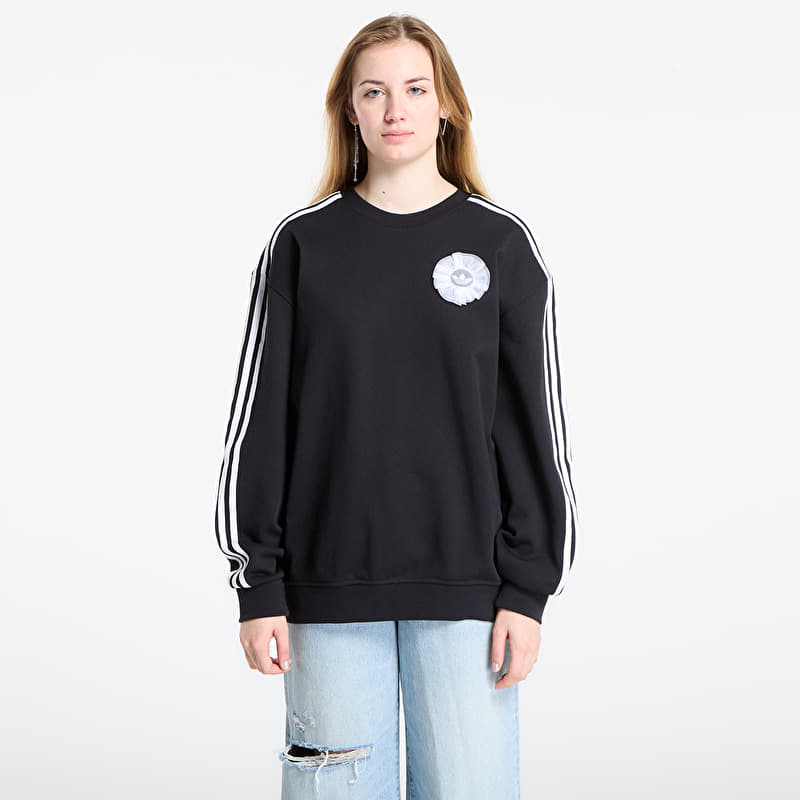 Sweater adidas Lace Branding Crew Sweatshirt Black