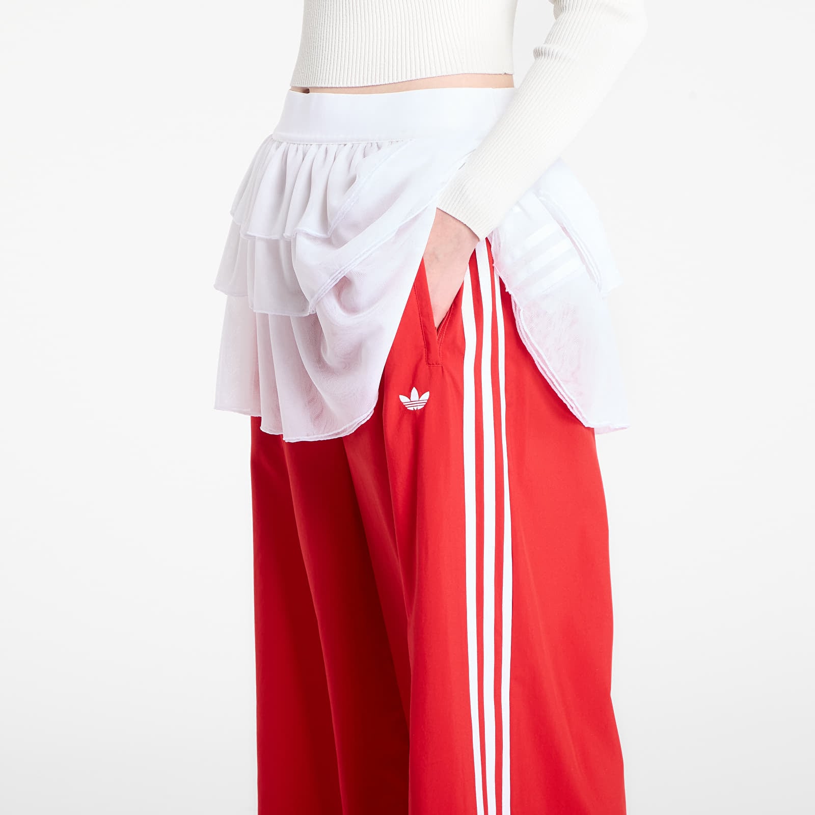 Pantaloni della tuta  adidas Fb Track Pants Better Scarlet