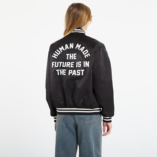 Jackets HUMAN MADE Nylon Stadium Jacket UNISEX Black (HM30JK038BK