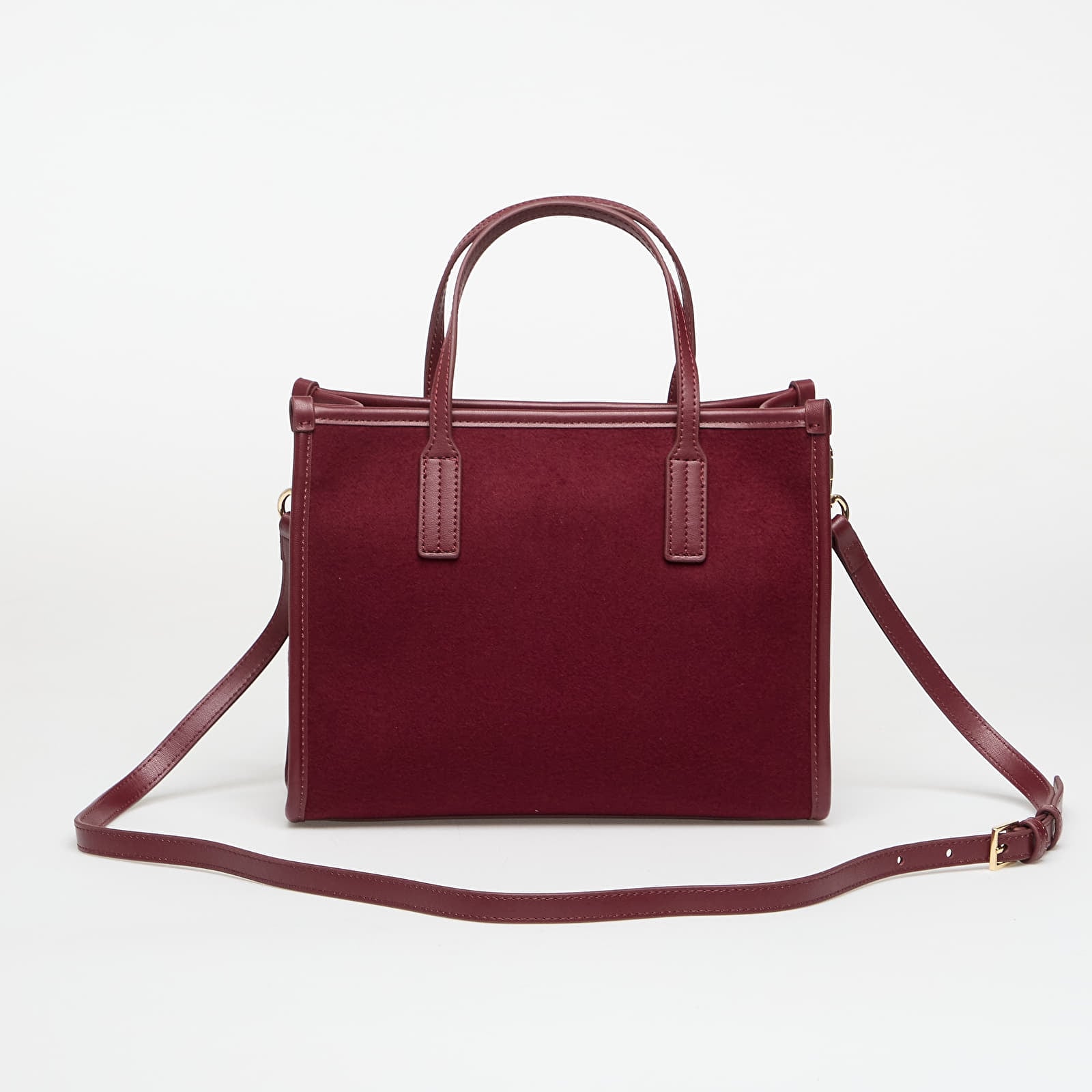 Miesten olkalaukut Tommy Hilfiger Th City Small Tote Melton Deep Rouge