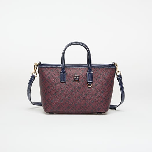 Handväska Tommy Hilfiger Th Monoplay Le Nano Tote Space Blue