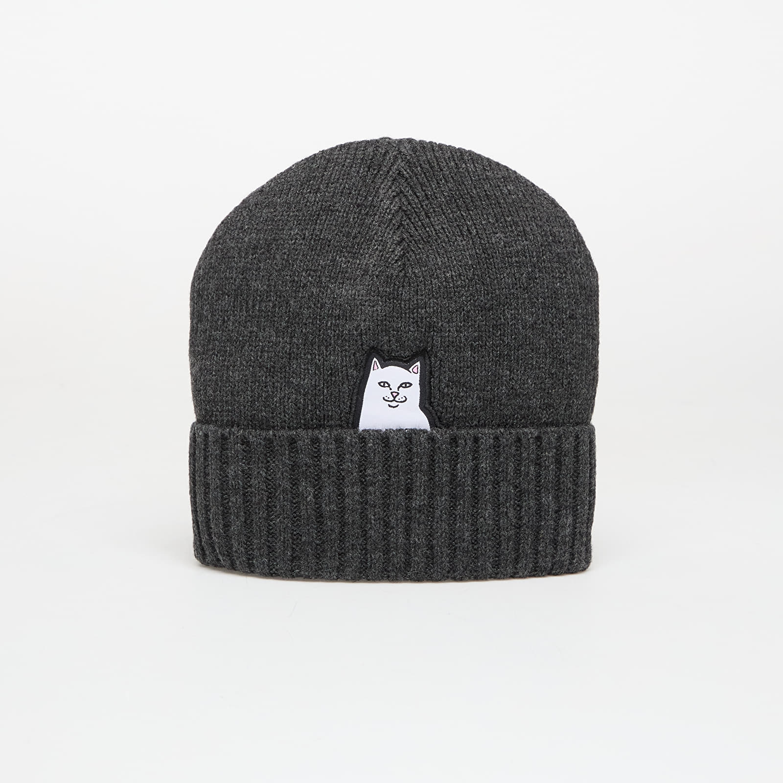 Hatter for menn RIPNDIP Lord Nermal Beanie Black Heather