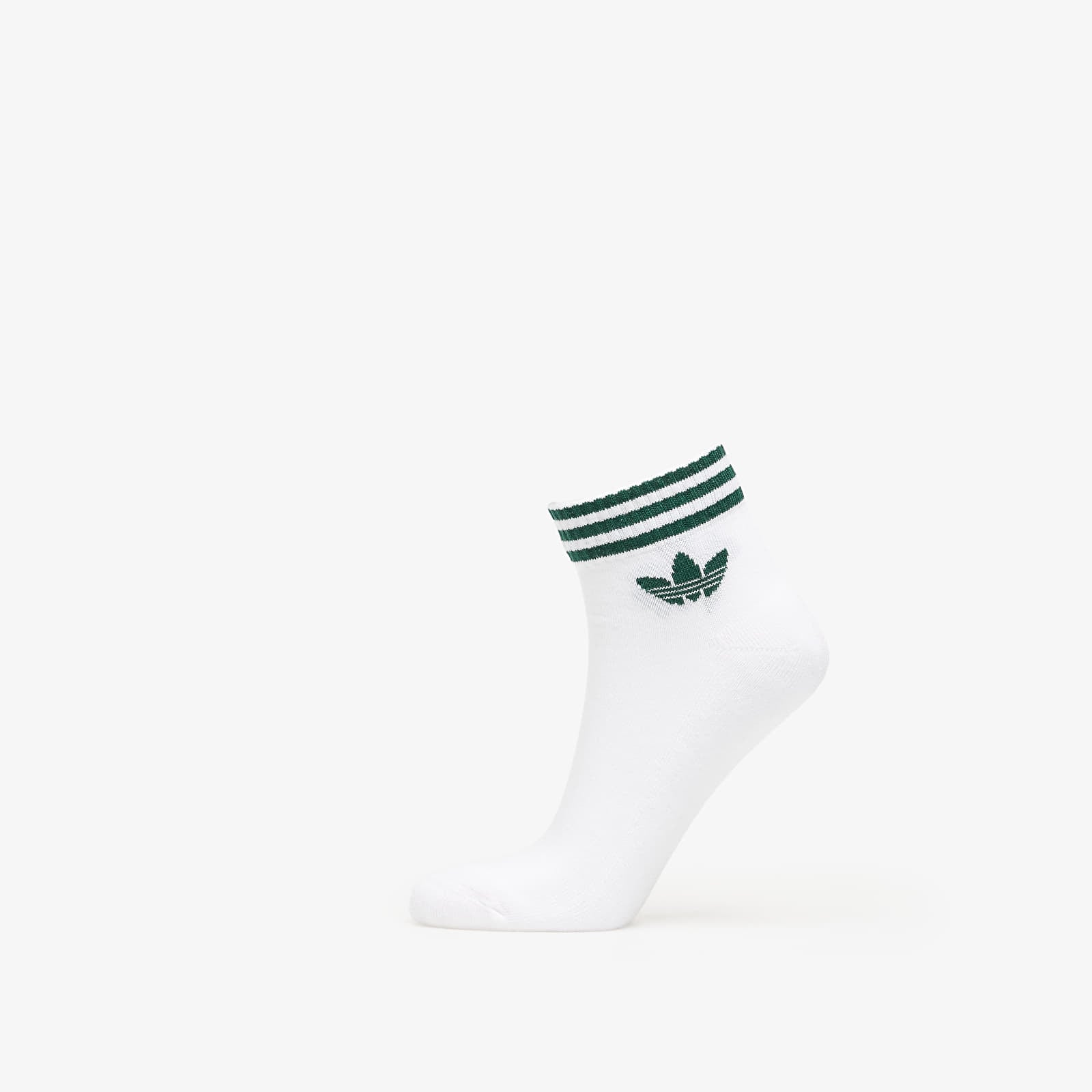 Мужские носки adidas 3S Ankle Socks 3-Pack White/ Auco/ Crsk/ Cgreen