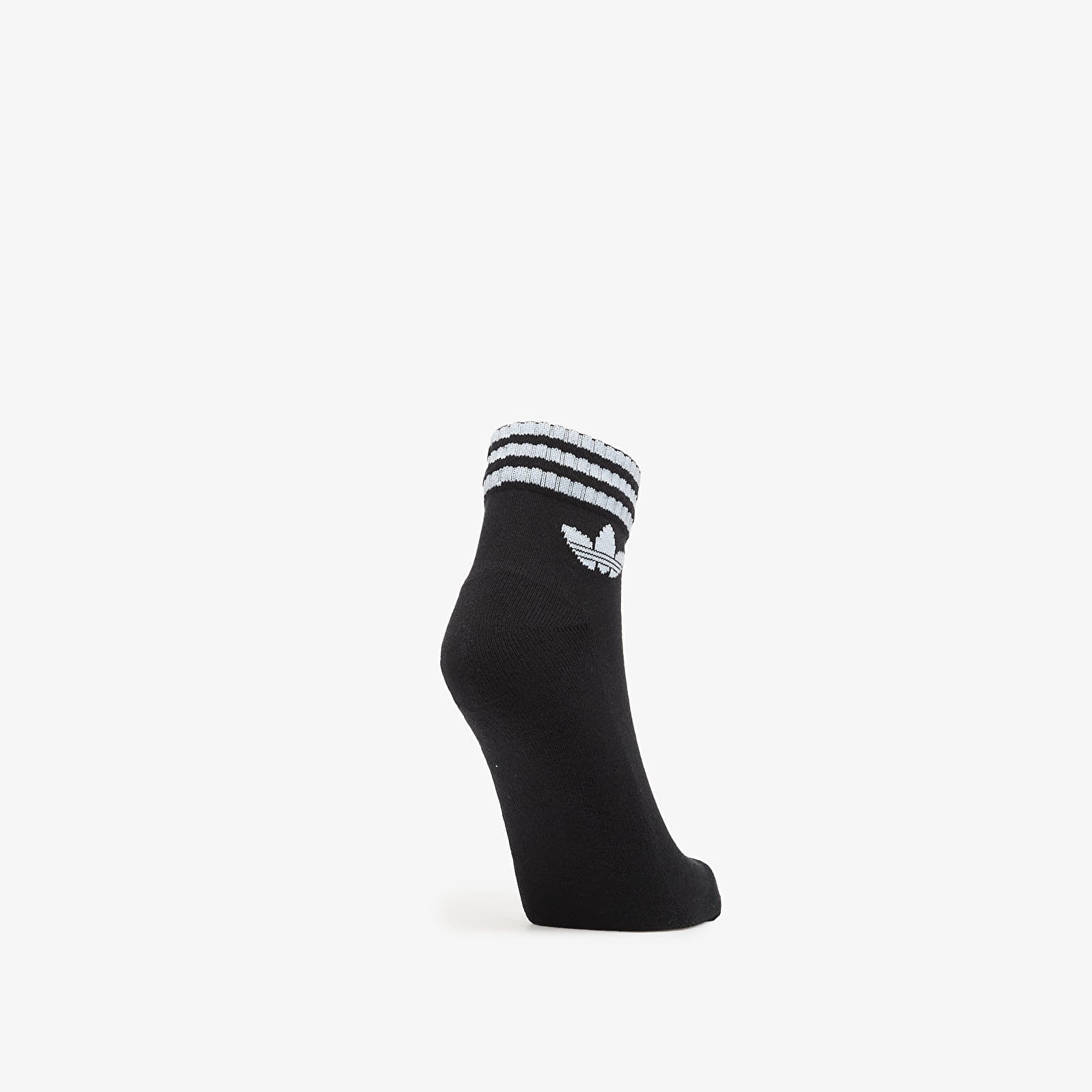 Sokker til mænd adidas 3S Ankle Socks 3-Pack Black/ White/ Lucid Red