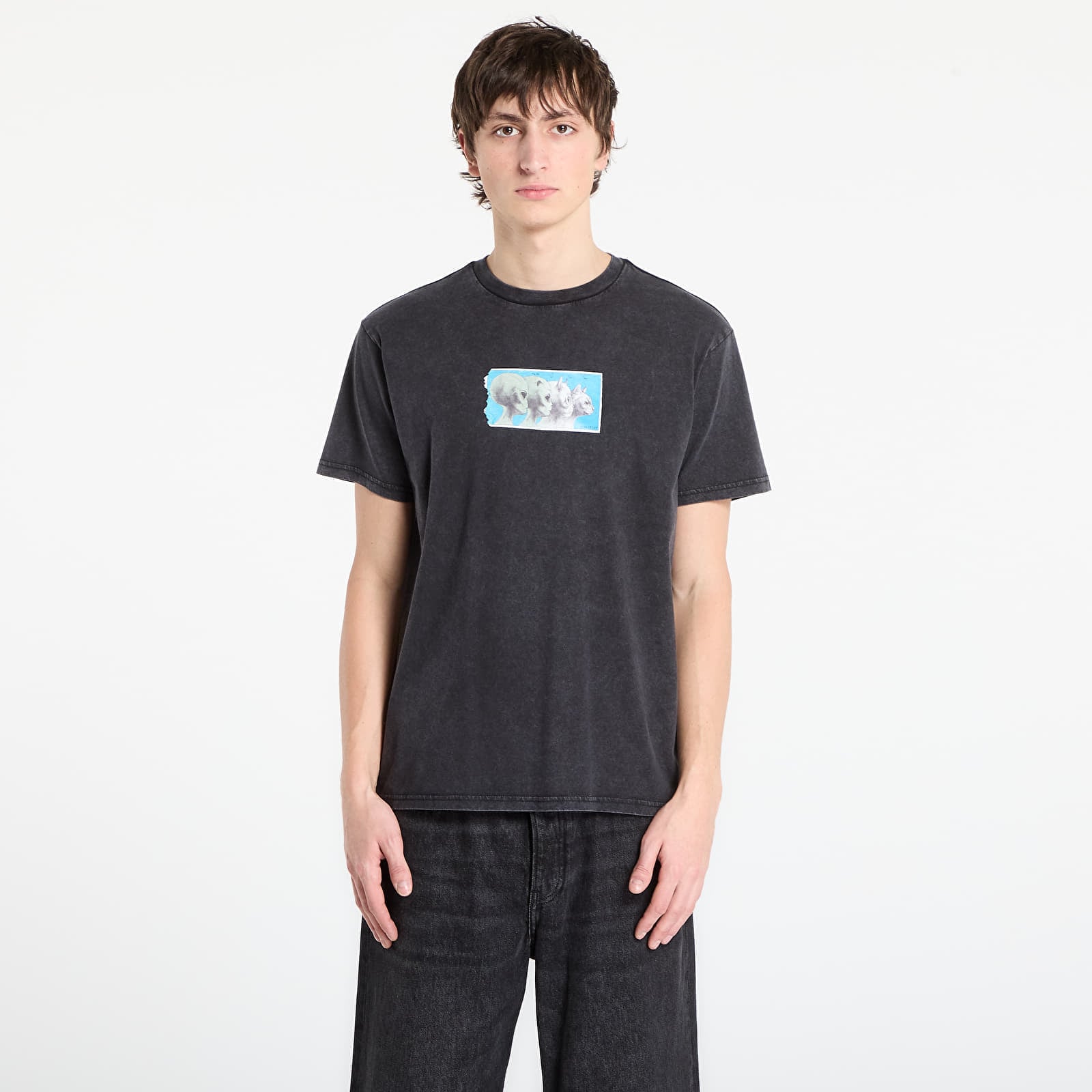 Tricou RIPNDIP Nerm Geo Tee Black Vintage Wash M
