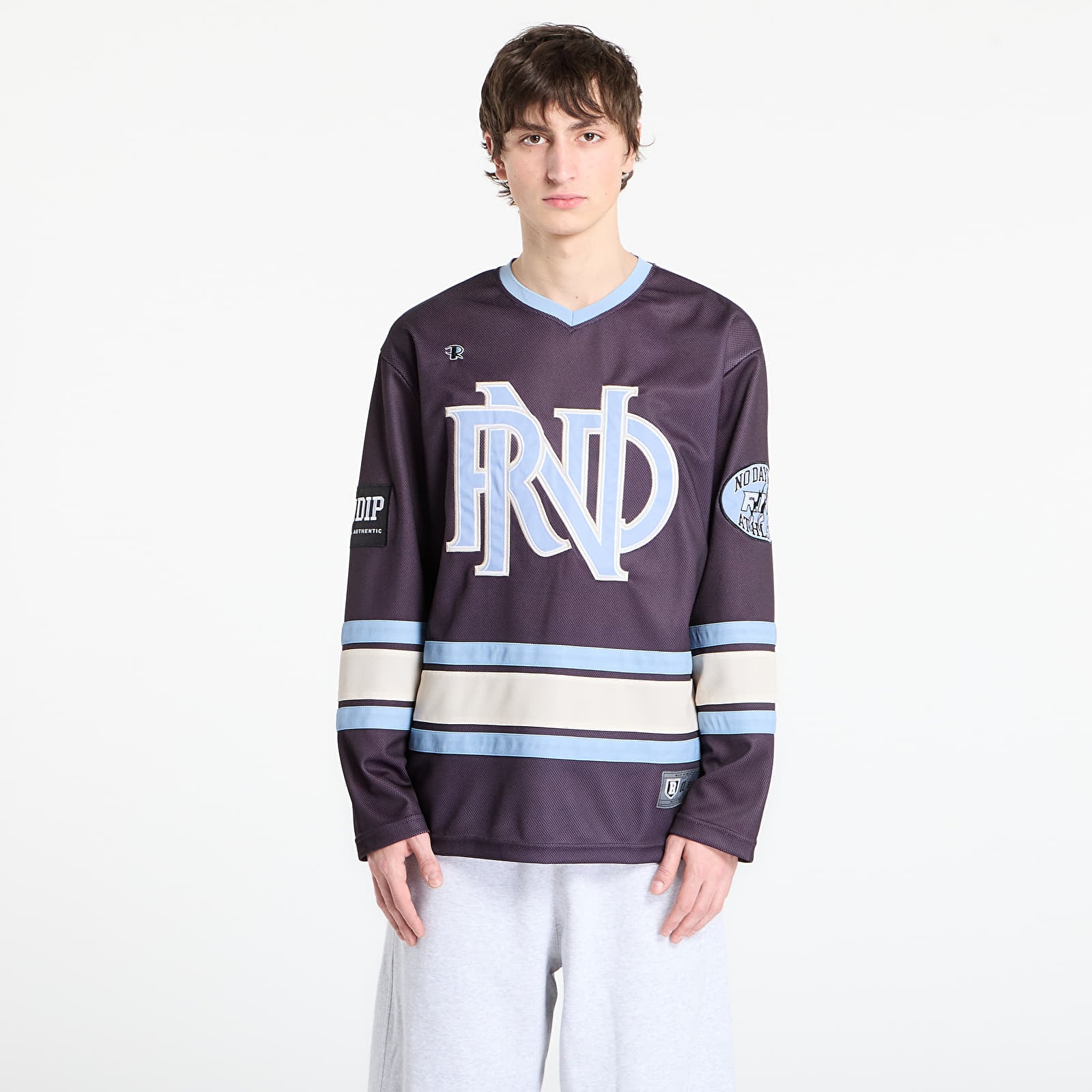 Jerseys RIPNDIP No Days Off Hockey Jersey Plum