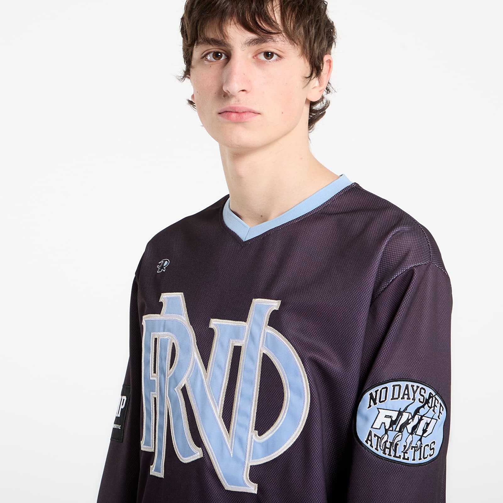 Jerseys RIPNDIP No Days Off Hockey Jersey Plum