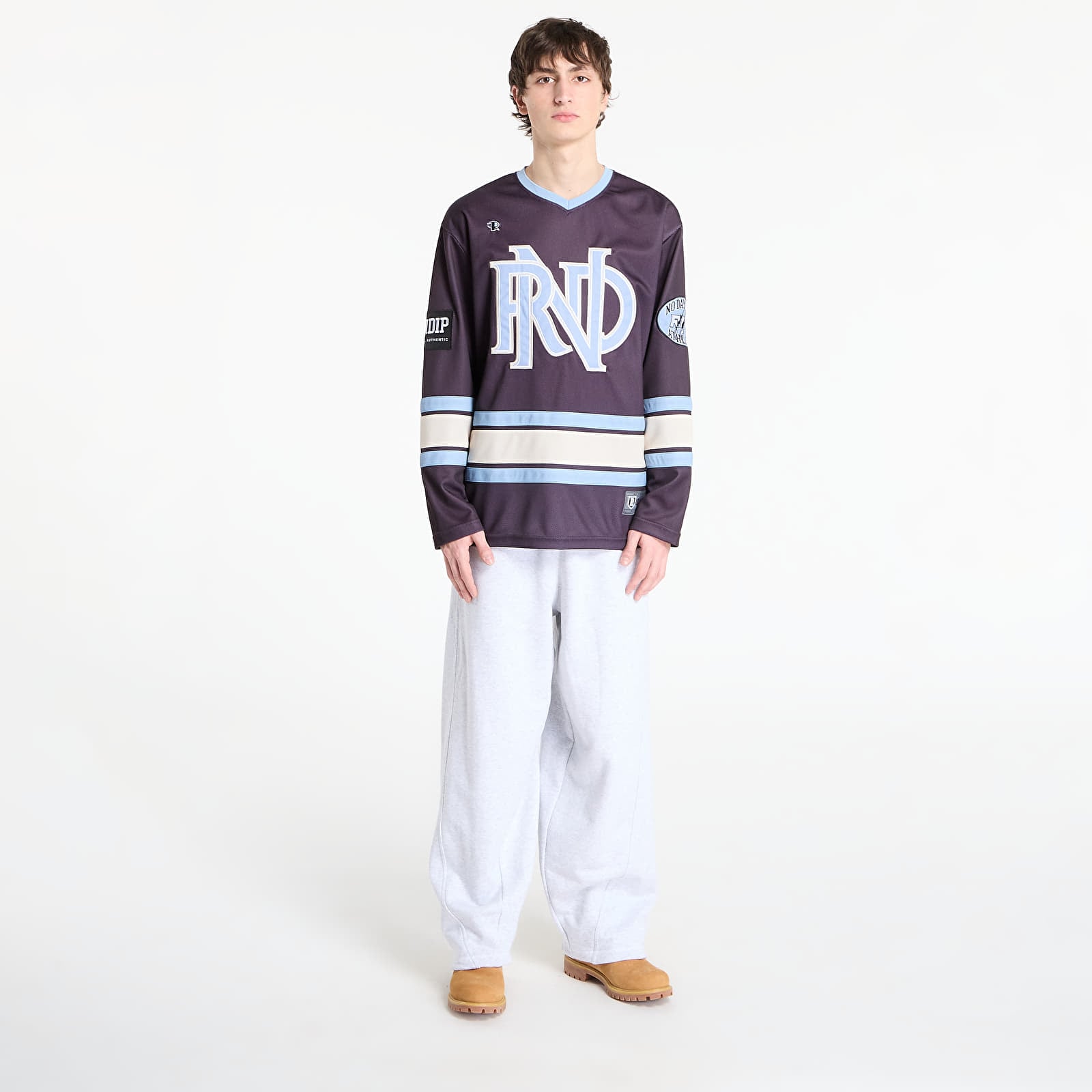 Jerseys RIPNDIP No Days Off Hockey Jersey Plum
