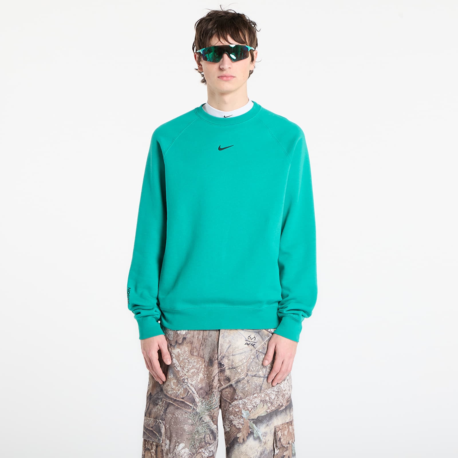 Sweatshirt Nike x NOCTA Mens Fleece CS Crew Neptune Green/ Black XXL