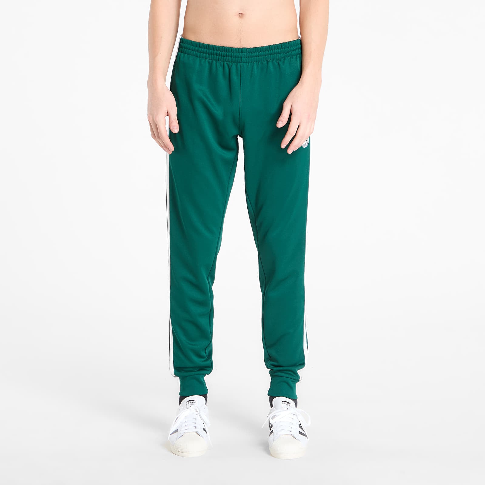Pantaloni de trening adidas Sst Track Pants Collegiate Green L