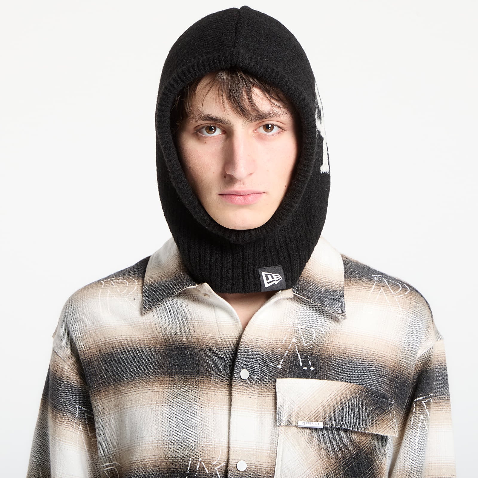 Moški klobuki New Era MLB New York Yankees Slouch Balaclava Black