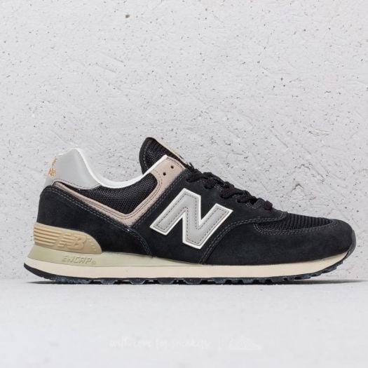 Men s shoes New Balance 574 Black Beige Footshop