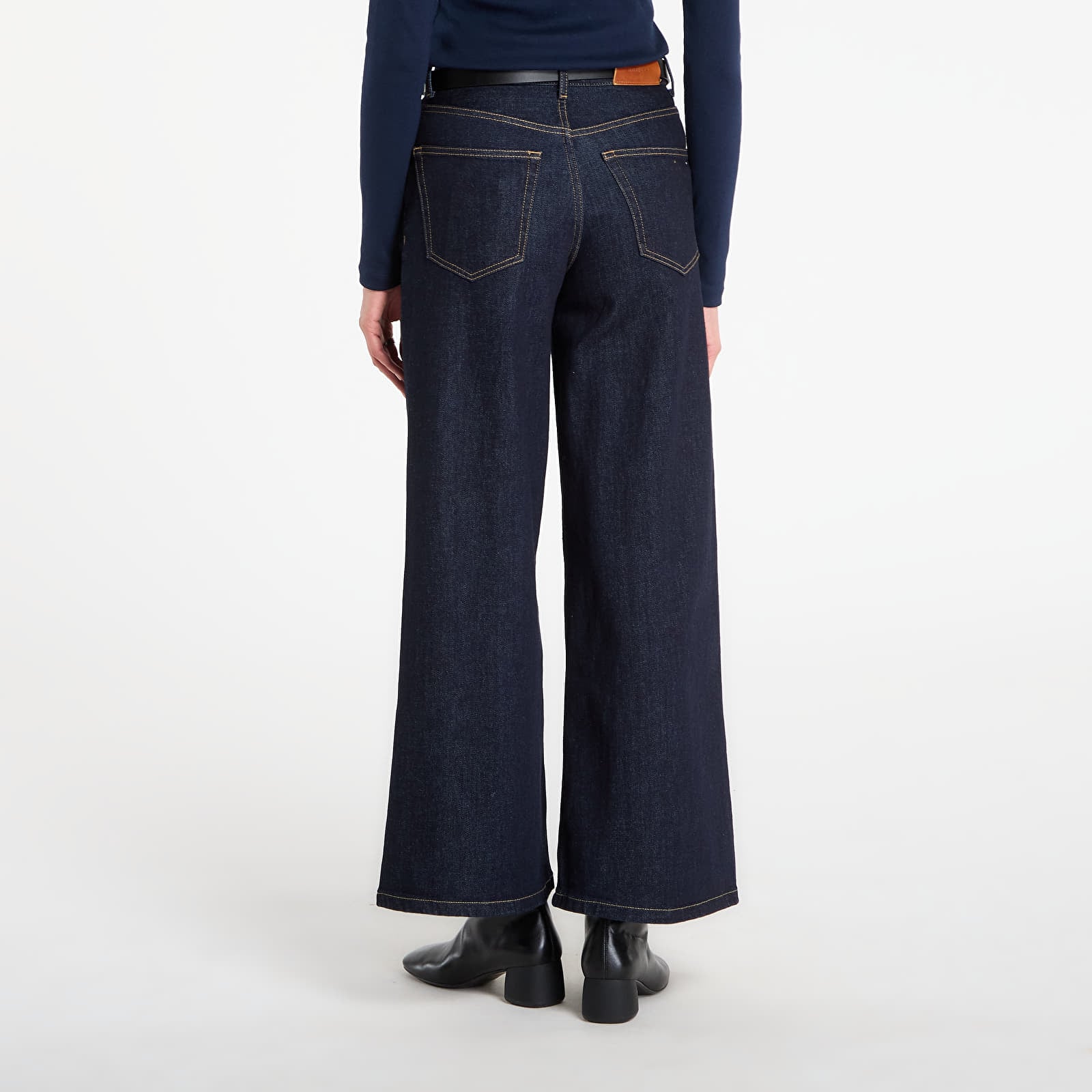 Jeans til kvinder Tommy Hilfiger Denim Rinse 70'S Wide Leg Hw Rinse