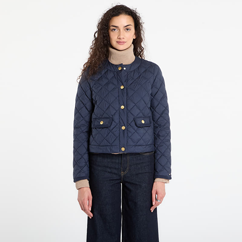Jaka Tommy Hilfiger G/Button Quilted Reg Lady Jacket Dark Night Navy