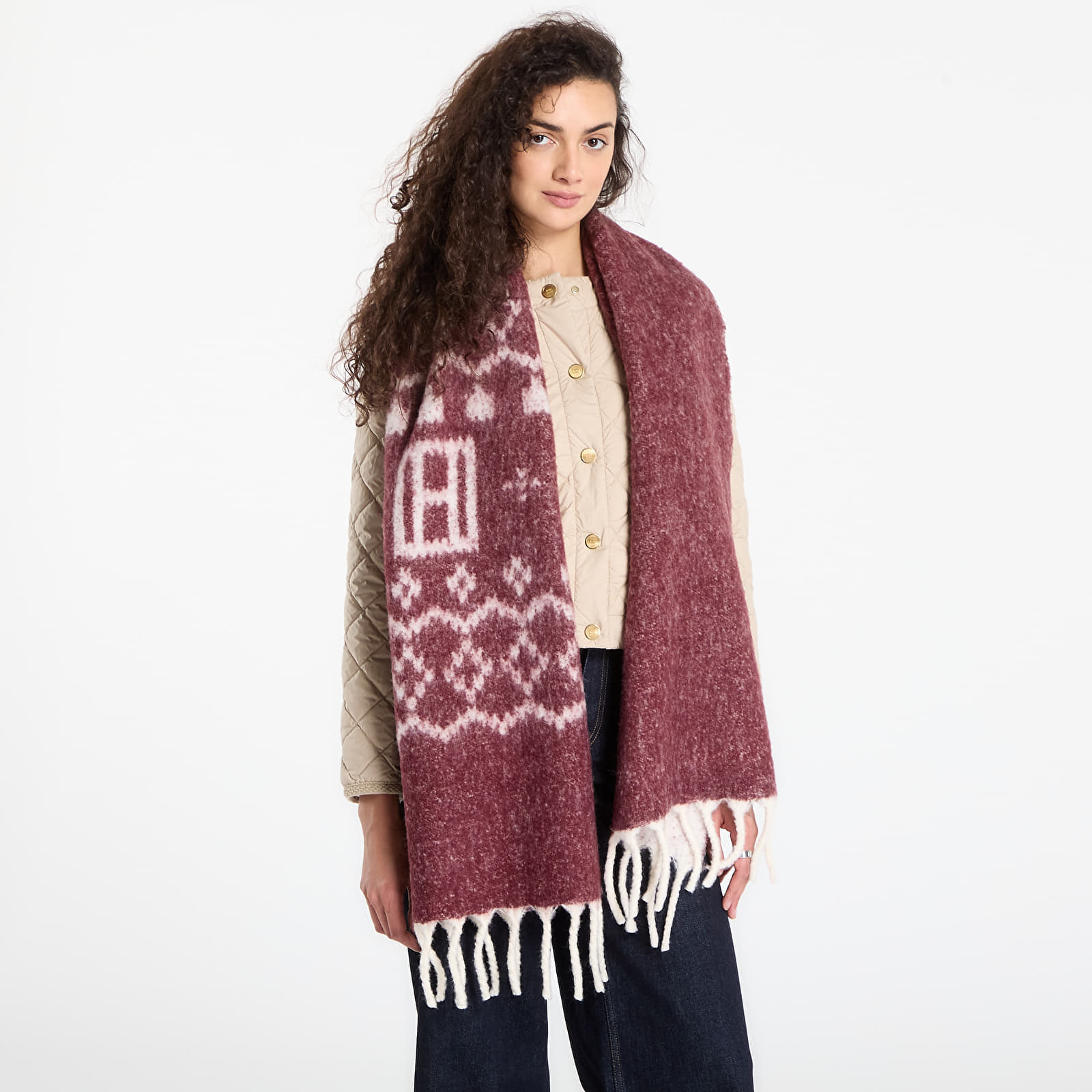 Eșarfă Tommy Hilfiger Fair Isle Scarf Calico Universal