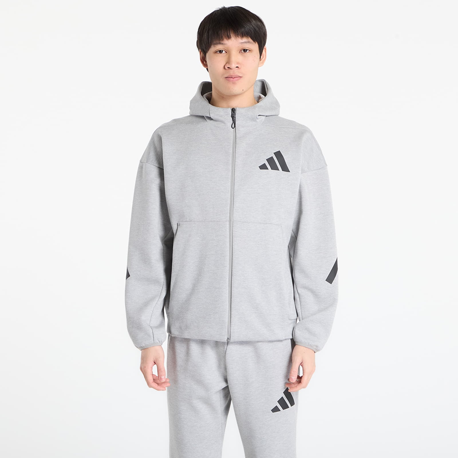Φούτερ adidas M Z.N.E. Fz Medium Grey Heather