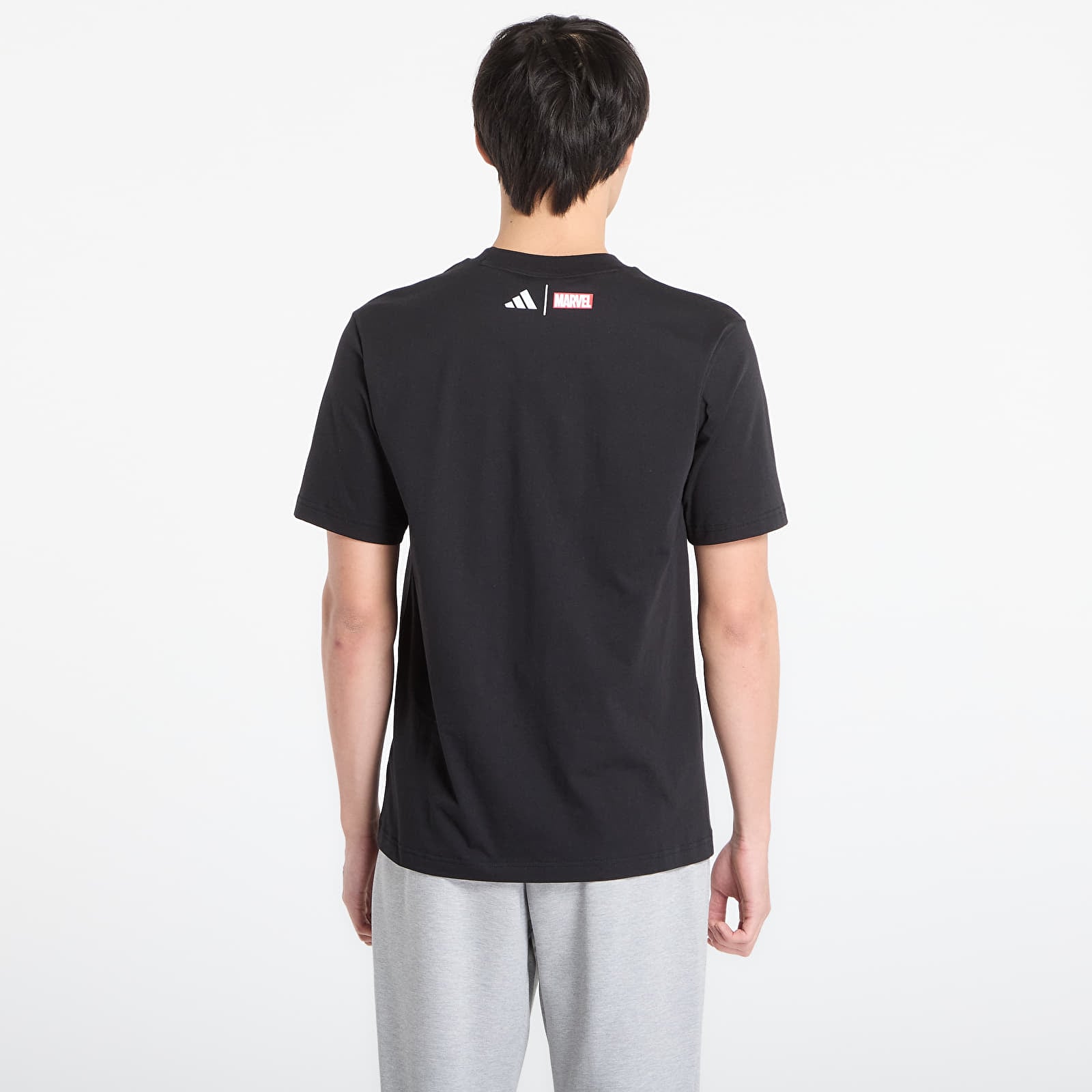 Magliette adidas Real Marvel Tee Black