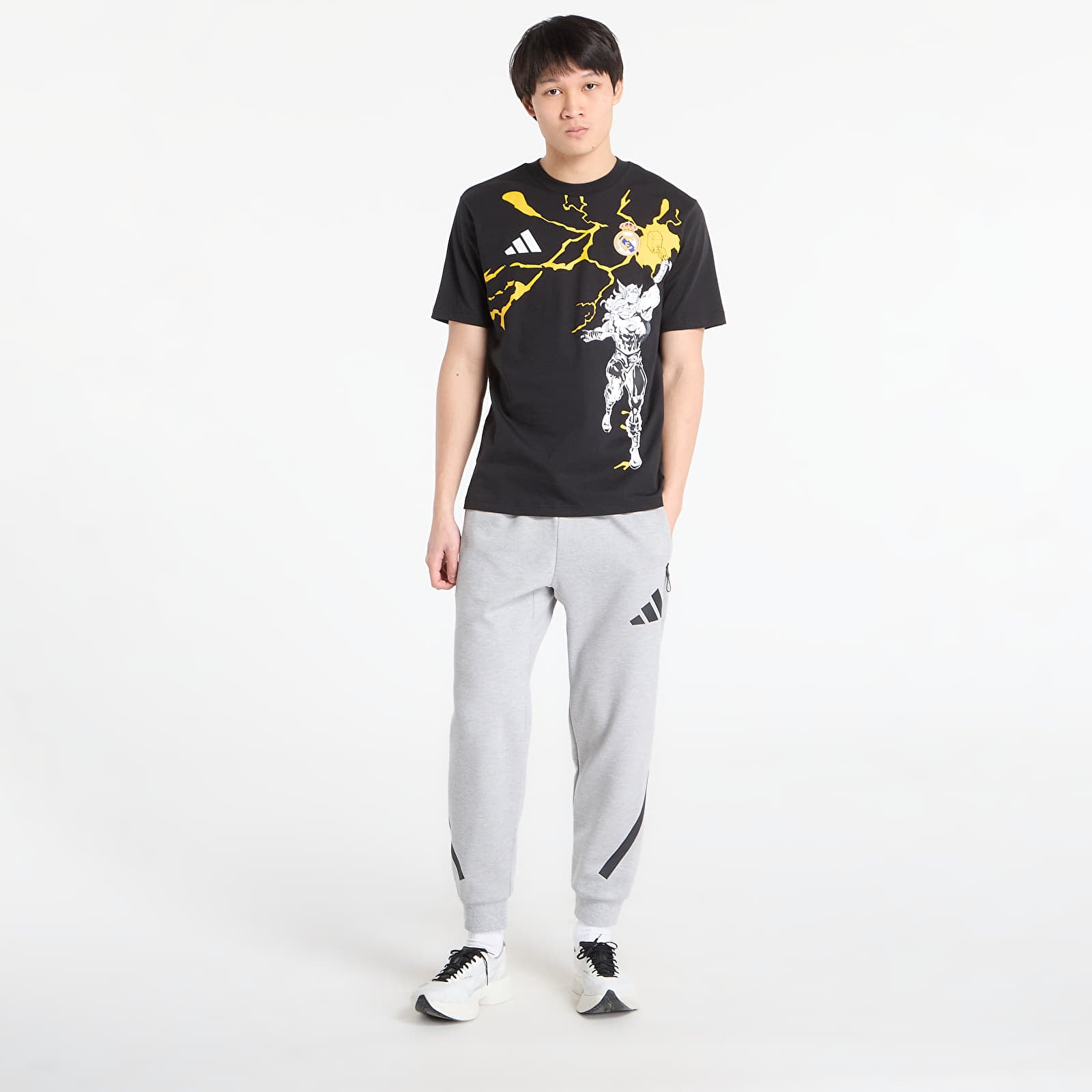 Magliette adidas Real Marvel Tee Black