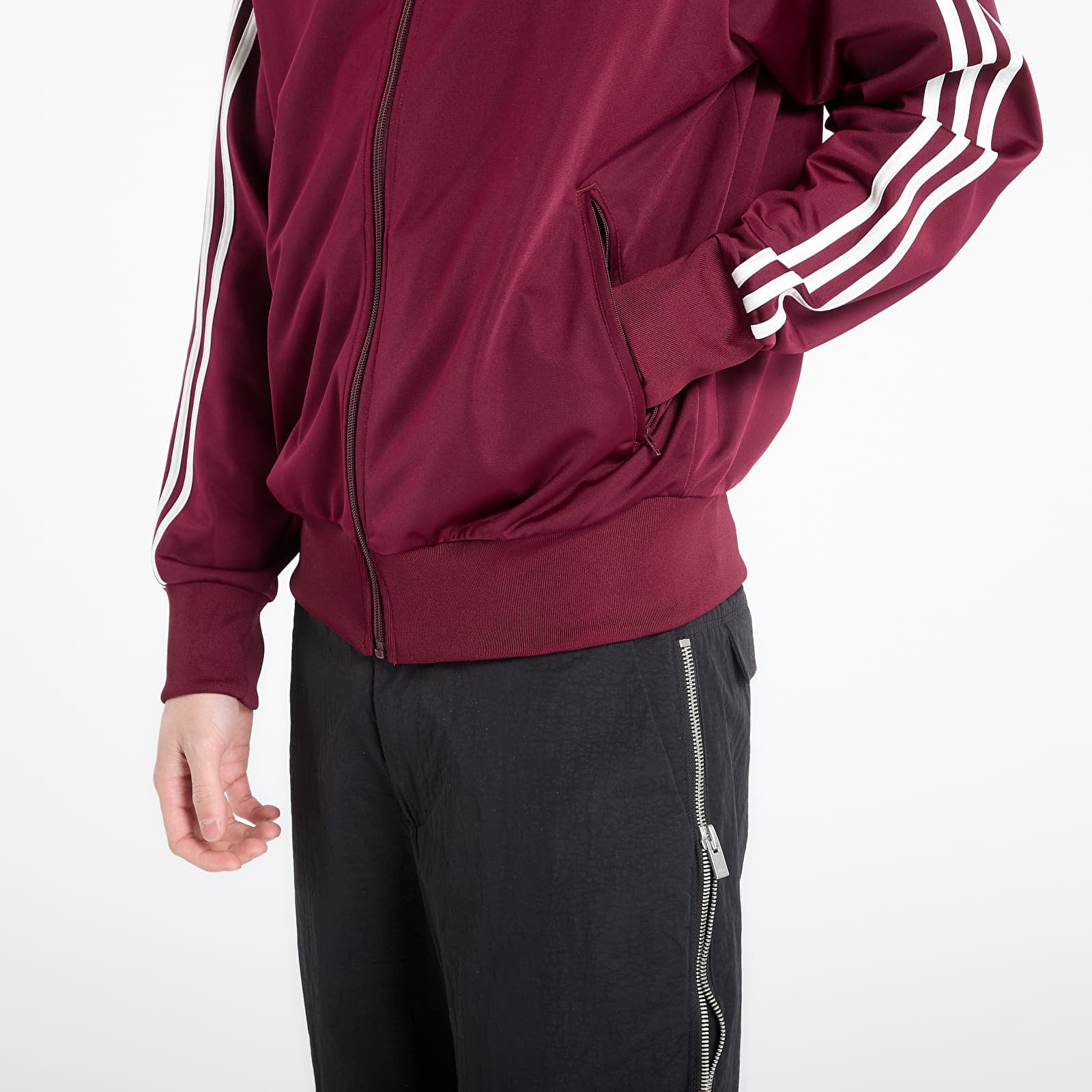 Регланы и толстовки adidas Firebird Tt Maroon/ Off White