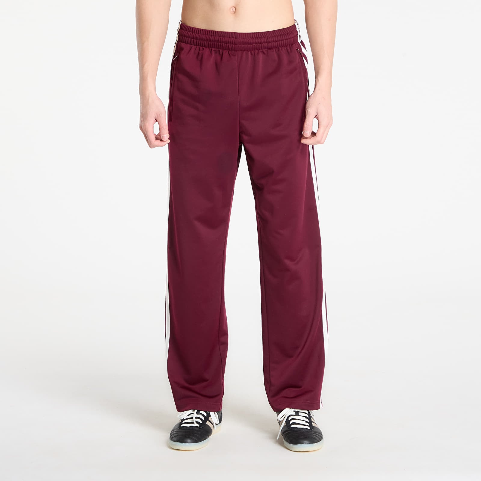 Pantaloni adidas Firebird Track Pants Maroon/ Off White L