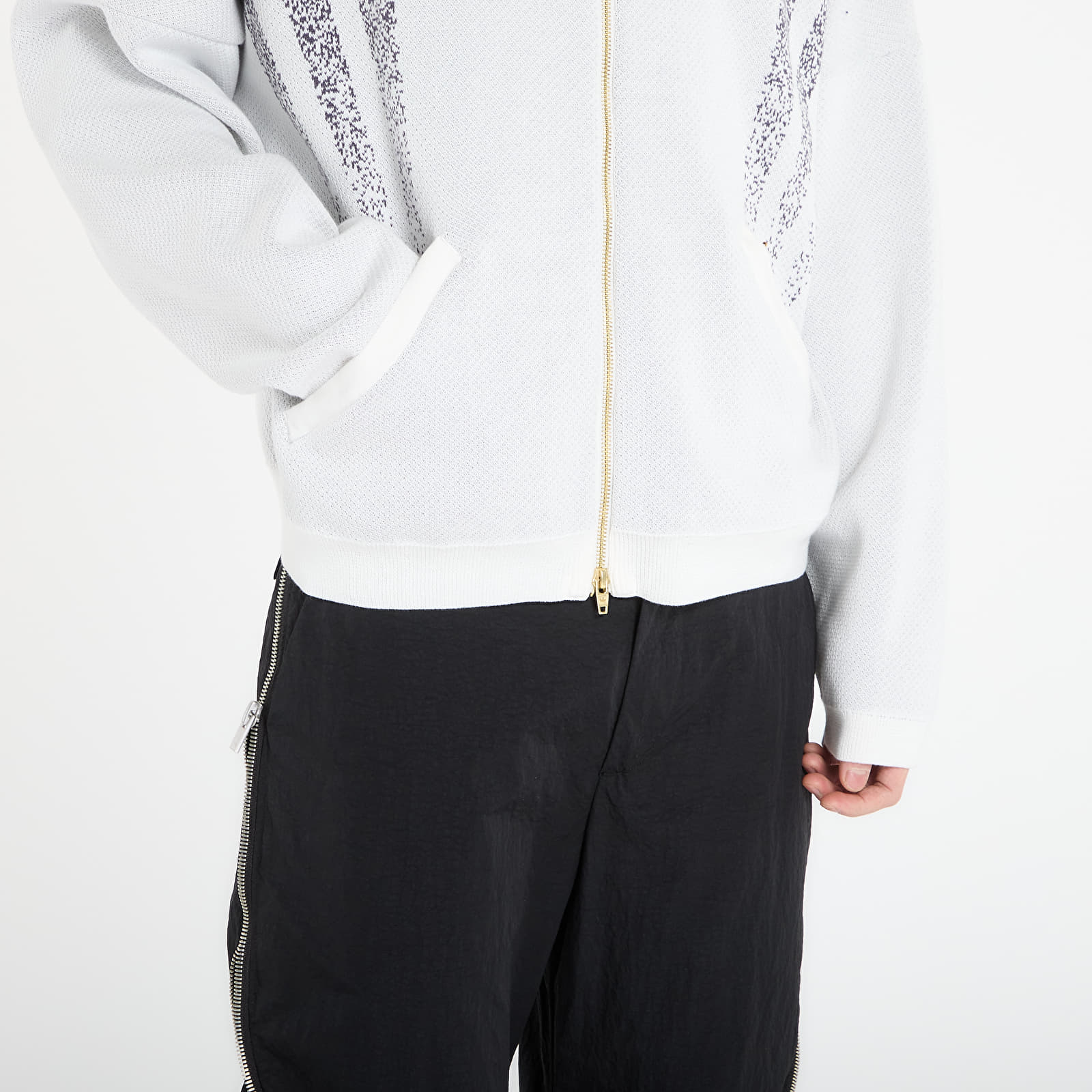 Hoodies och sweatshirts adidas Santiago Jacket Off White