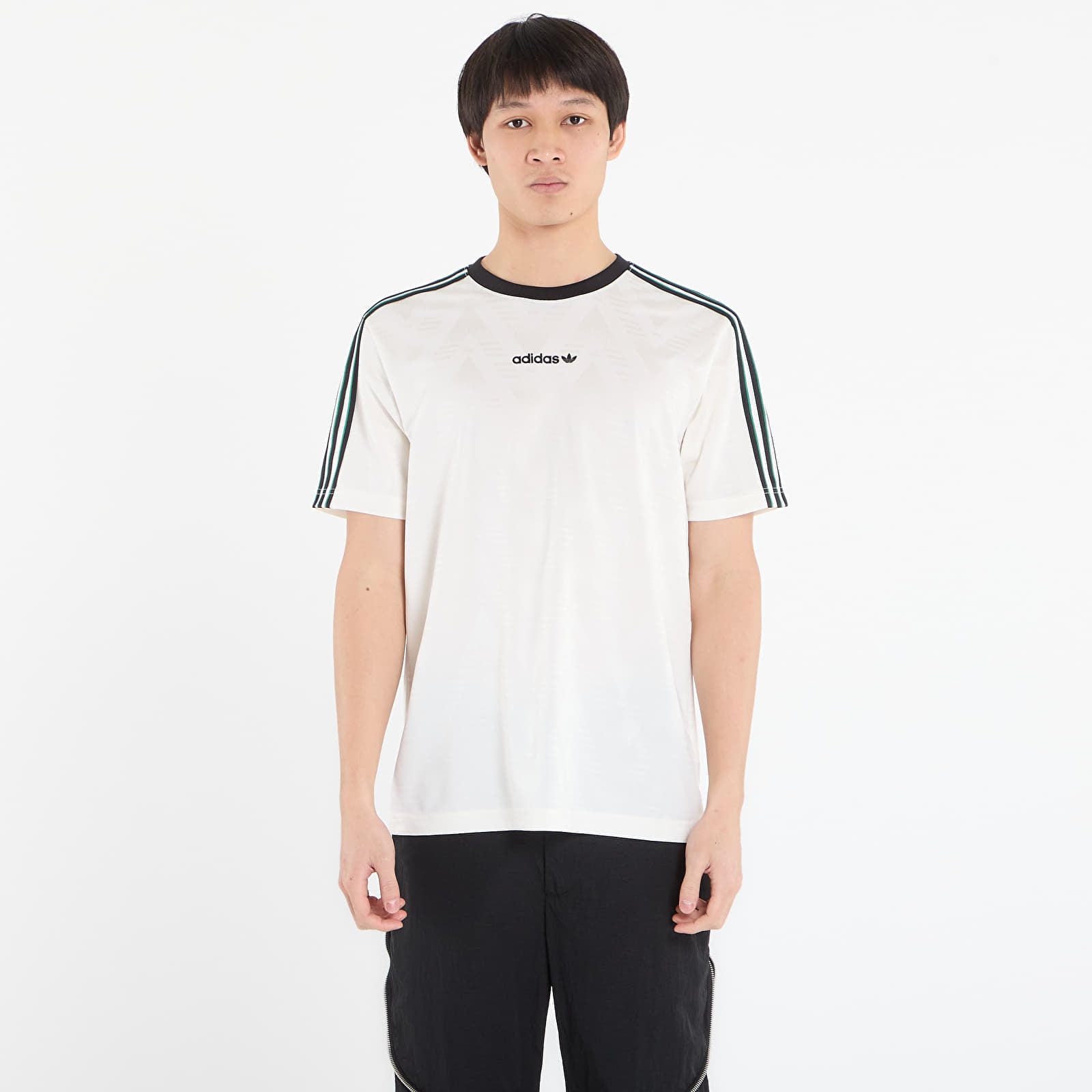 T-paidat adidas Jacquard Jersey Off White