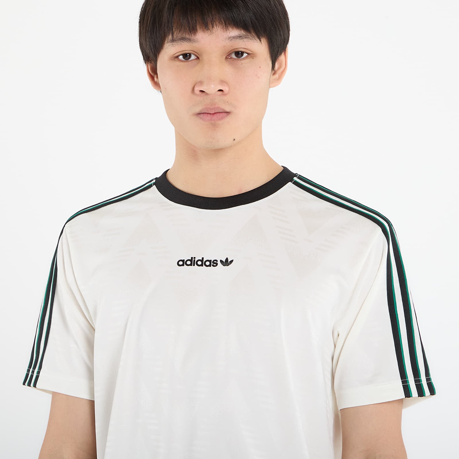 T-paidat adidas Jacquard Jersey Off White