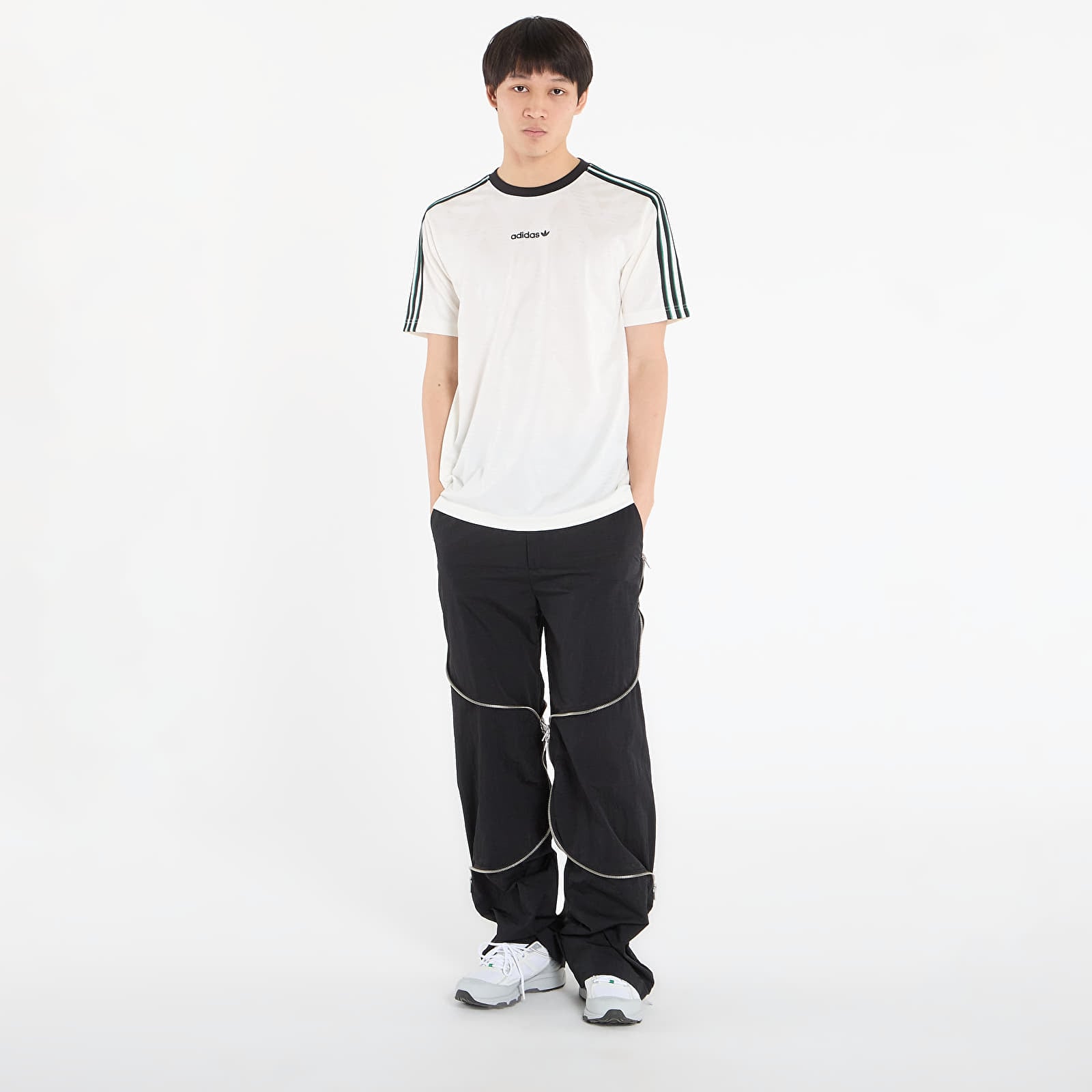 T-paidat adidas Jacquard Jersey Off White