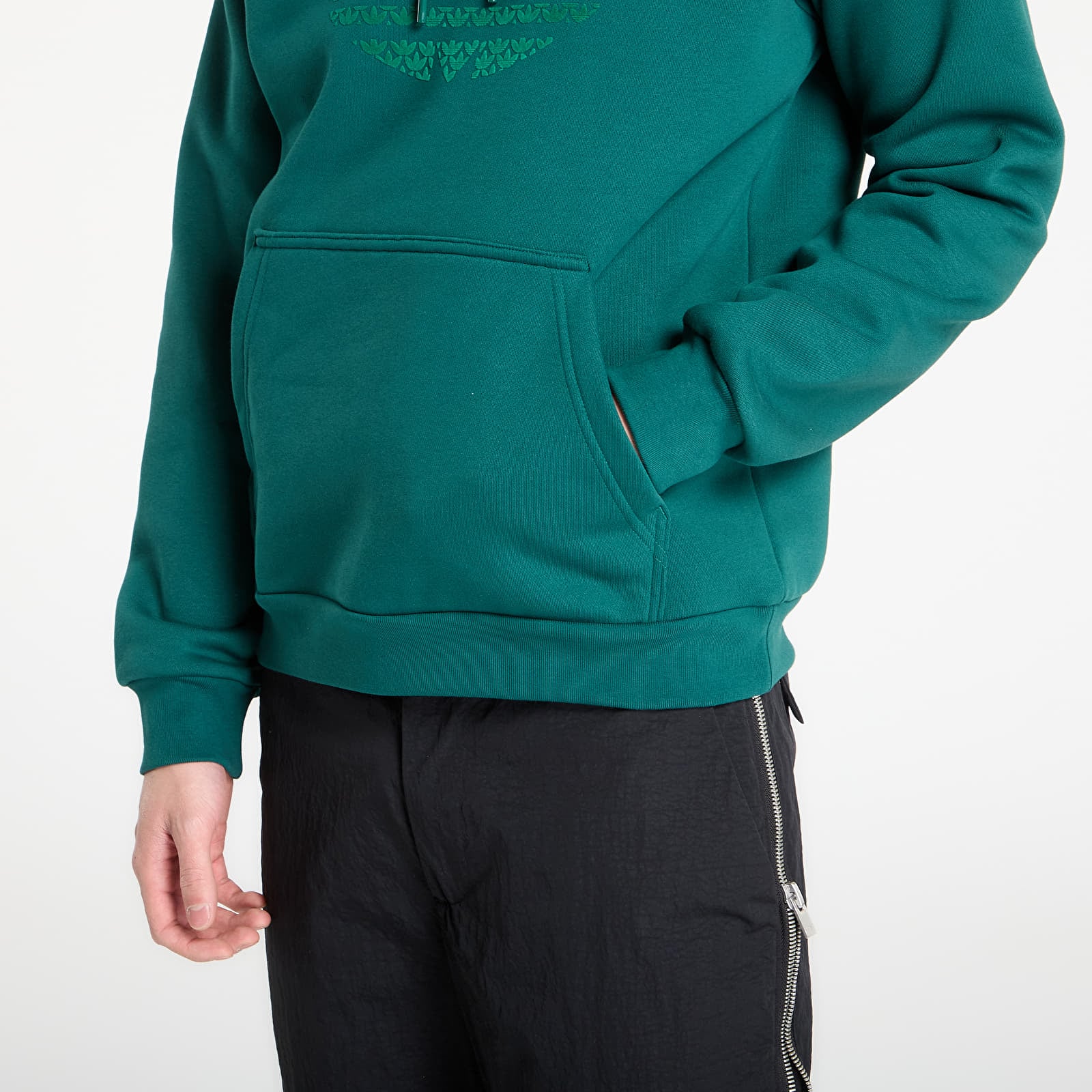 Hoodies e sweatshirts adidas Monogram Hoodie Collegiate Green
