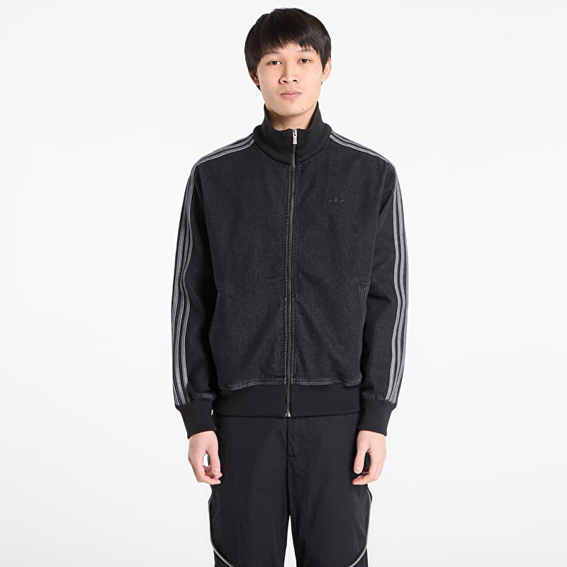 adidas Adicolor Denim Firebird Track Top True Black Denim