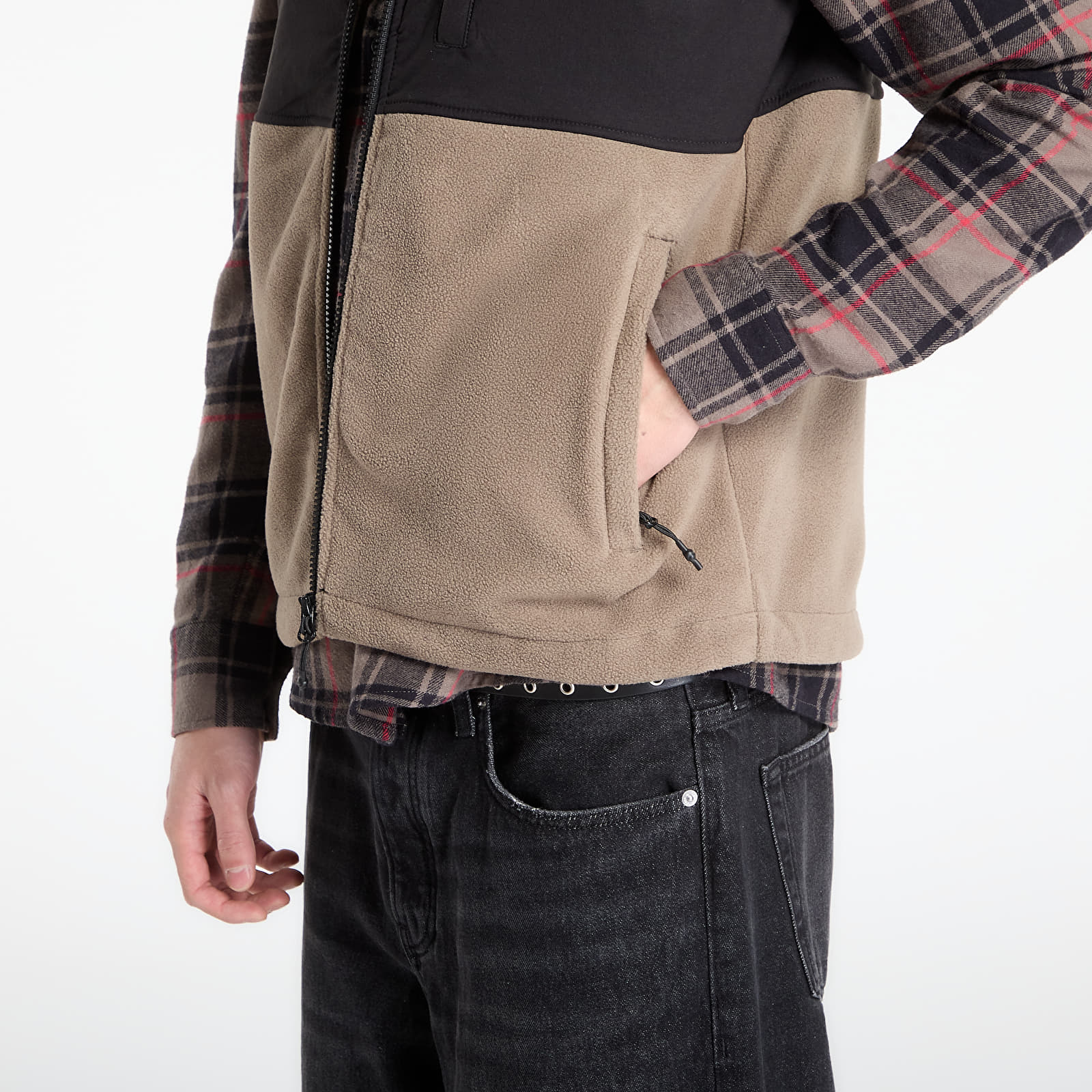 Moški jopiči Horsefeathers Duval Fleece Vest Taupe