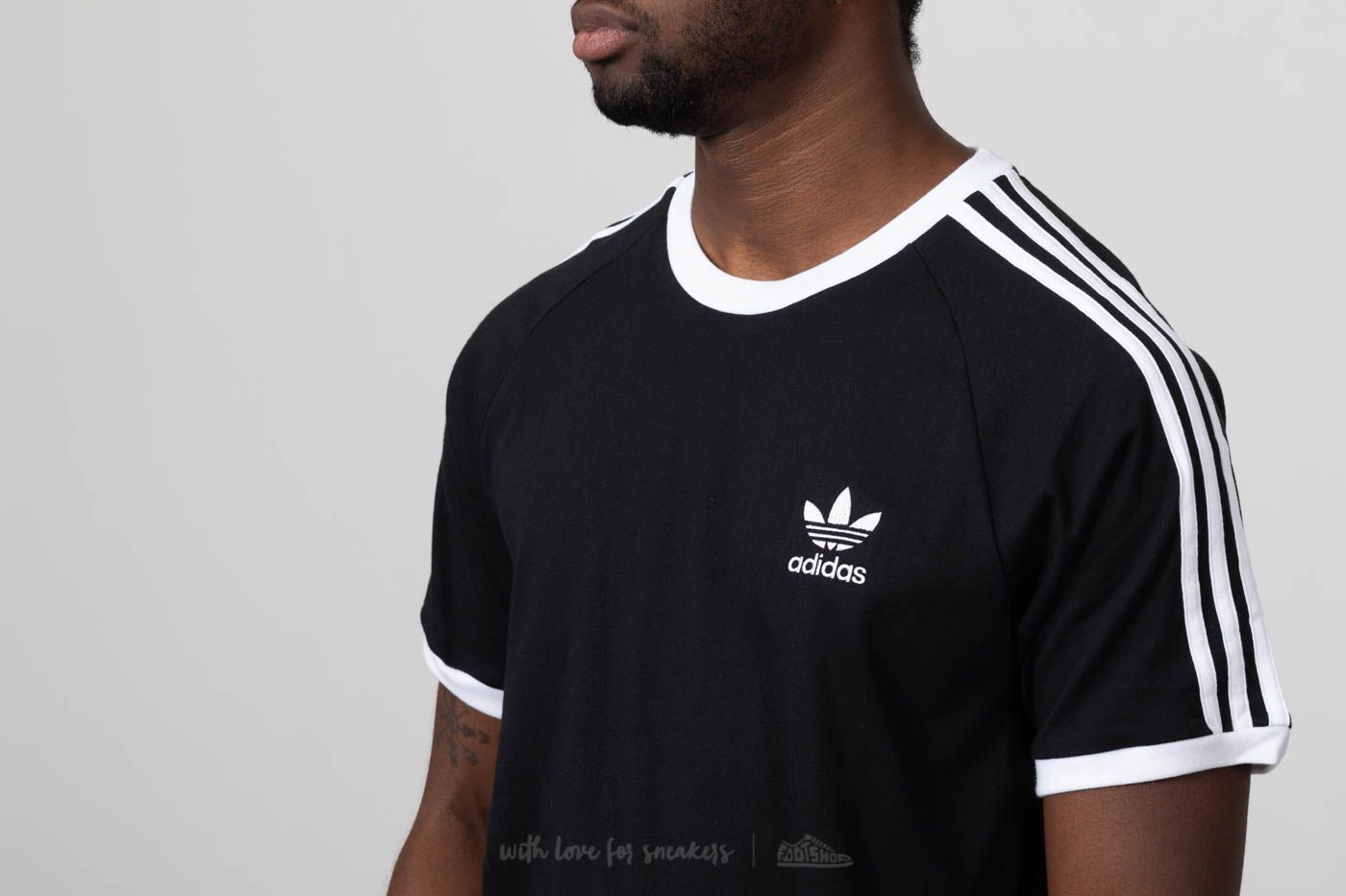 T-shirts adidas 3-Stripes Tee Black