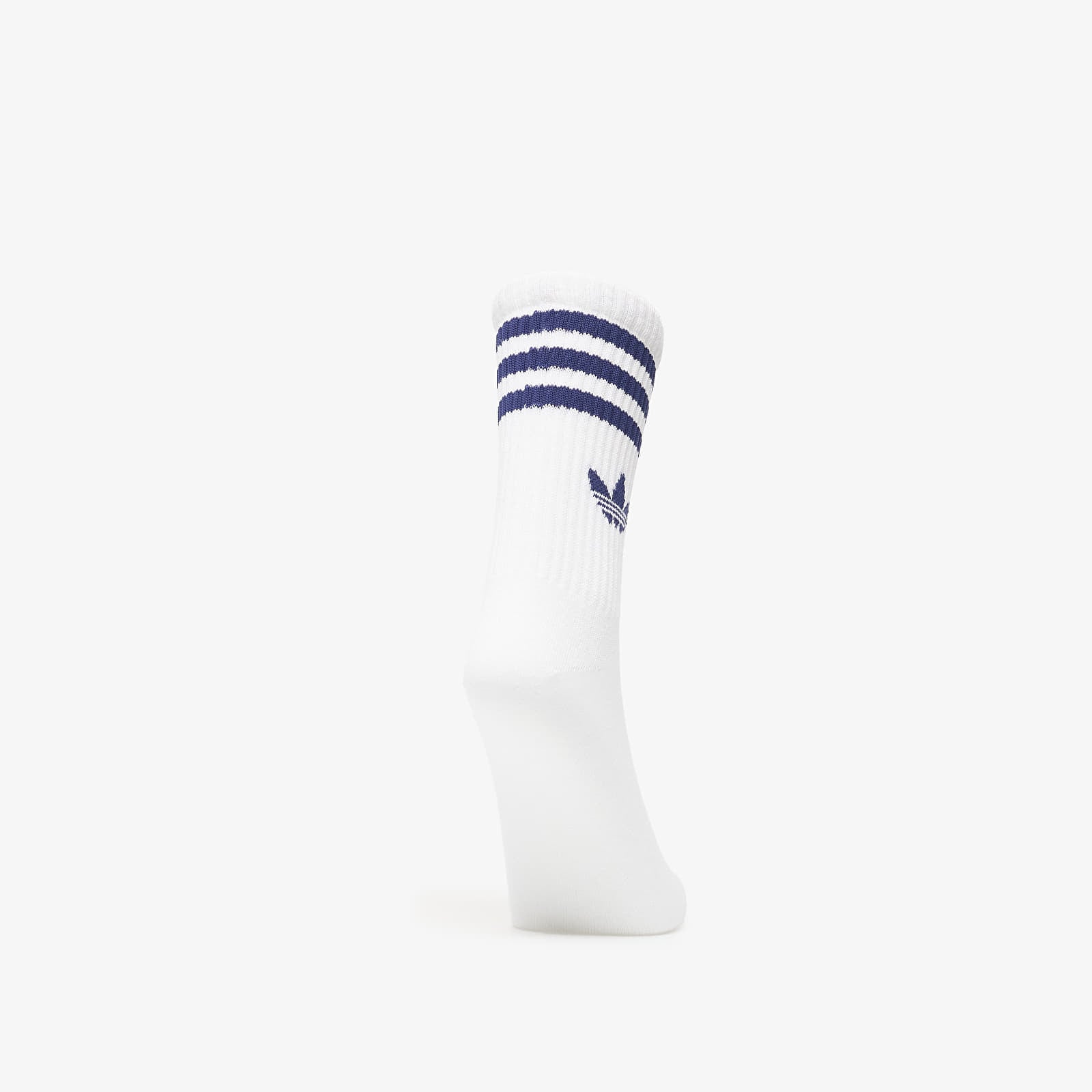 Men's socks adidas 3S Crew Sock 3P White/ Dark Blue/ White