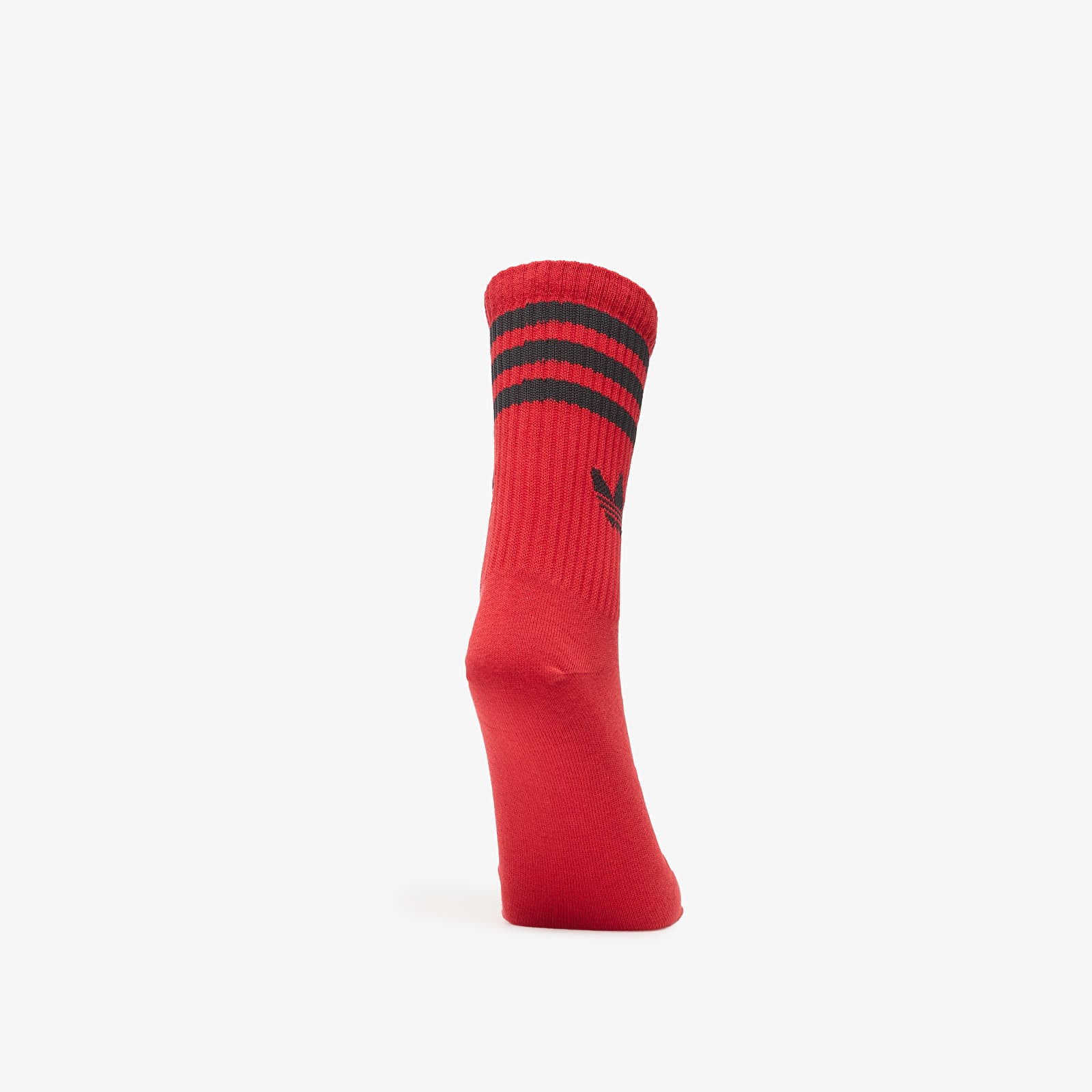 Men's socks adidas 3S Crew Sock 3P White/ Better Scarlet/ Black