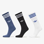adidas 3S High Crew Sock 3P White/ Navy Marine/ Black