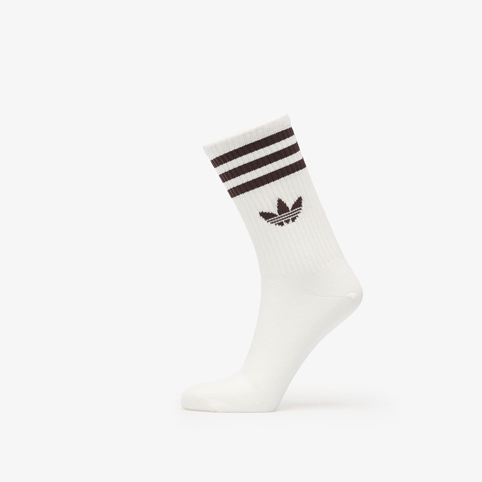 Ανδρικές κάλτσες adidas 3S Crew Sock 3P Off White/ Auco/ Off White