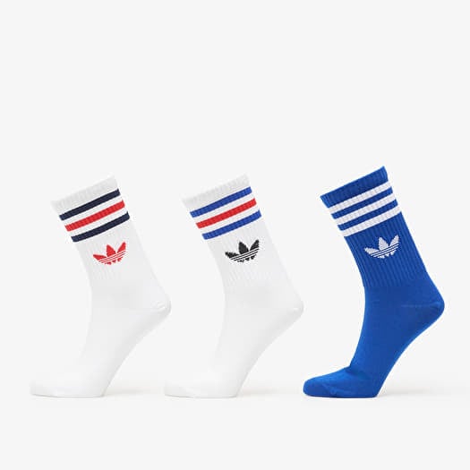 Sokker adidas 3S Crew S 3P White/ White/ Core Royal