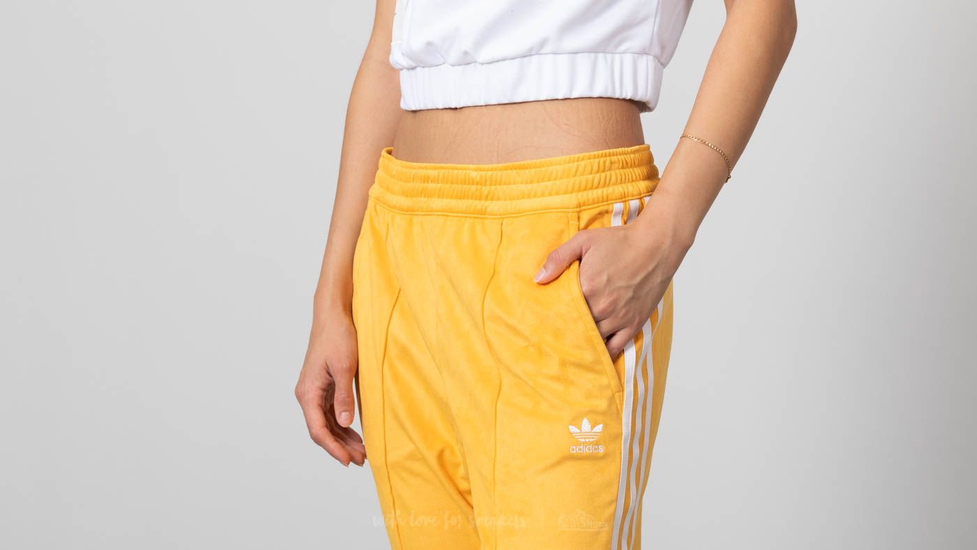 Calças adidas Regular Cuffed Trackpants Chalk Orange